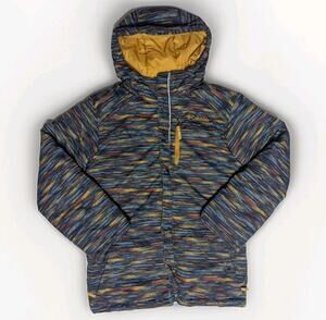 Columbia Lightning Lift Puffer Jacket Boys Waterproof Ski Winter Coat M Medium